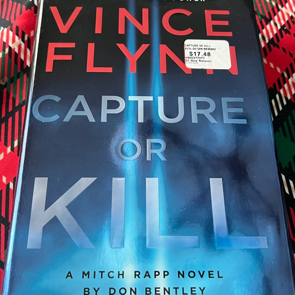 Vince Flynn 'Capture or Kill' Hardcover Book